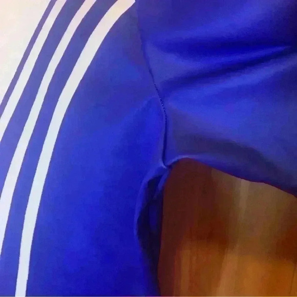 rosegal plus size tops 1X Blue With Lace Short Sleeve Crew Neck - Picture 12 of 13